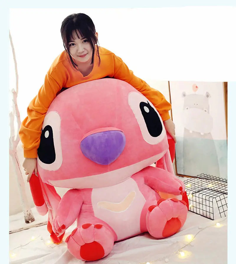 Stitch Stuffed Plush Doll 120cm From Disney Lilo & Stitch As Kawaii Pillow For Bed Sofa For Child Birthday Christmas Gift