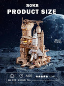Robotime Rokr 3D Wooden Space Shuttle Model Puzzle Kits for Adults to Build STEM Toy LKA02