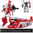 Haizhixing 5 in 1 Bruticus Devastator Superion Defensor Transformation Robot Car Action Figures Aircraft Model Kids Boy Toy