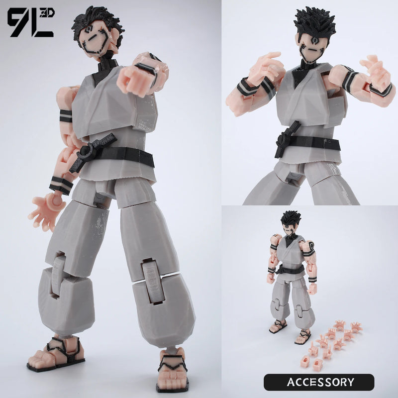 Jujutsu Kaisen 9L3D T13 Itadori Figure LUCKY13 Training Ver. JJK Titan13 Multi-Jointed Movable Dummy13 Stress Relief Toy Gift
