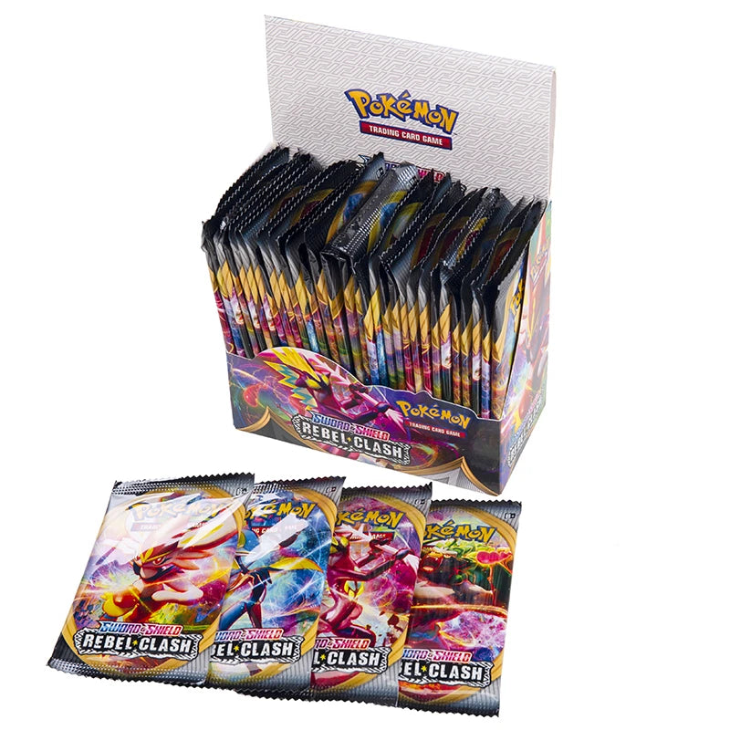 324pcs Pokemon Cards Anime Collectible Crown Zenith Silver Tempest Lost Origin Children Board Game Toy Battle Card Kid Gift