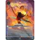 Rare Lorcana Enchanted Proxy Card – Reign of Jafar Chapter 8 TCG Featuring Stitch, Jasmine & Lady