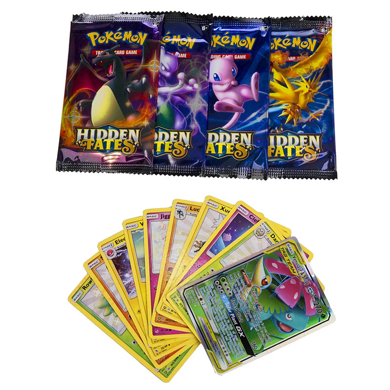 324pcs Pokemon Cards Anime Collectible Crown Zenith Silver Tempest Lost Origin Children Board Game Toy Battle Card Kid Gift