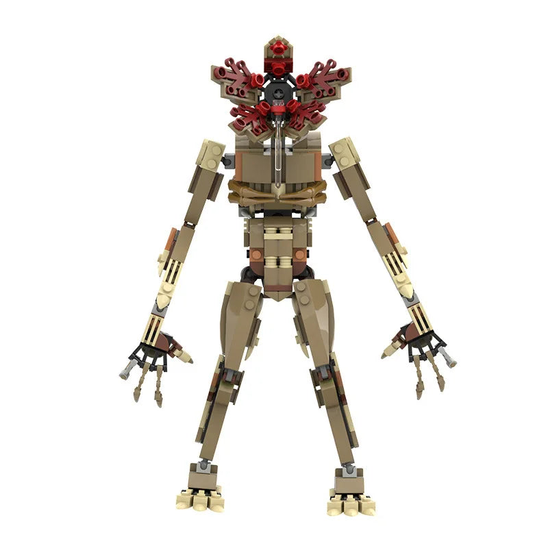 Demogorgon Monster MOC Building Blocks Stranger Things Vecna Clock Eleven Van Model Desktop Ornament Toys for Kids