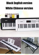 88 Keys Portable Digital Piano Multifunctional Electronic Keyboard Piano Student Gift 88037 Musical Instrument Beginner
