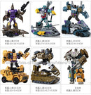 Haizhixing 5 in 1 Bruticus Devastator Superion Defensor Transformation Robot Car Action Figures Aircraft Model Kids Boy Toy
