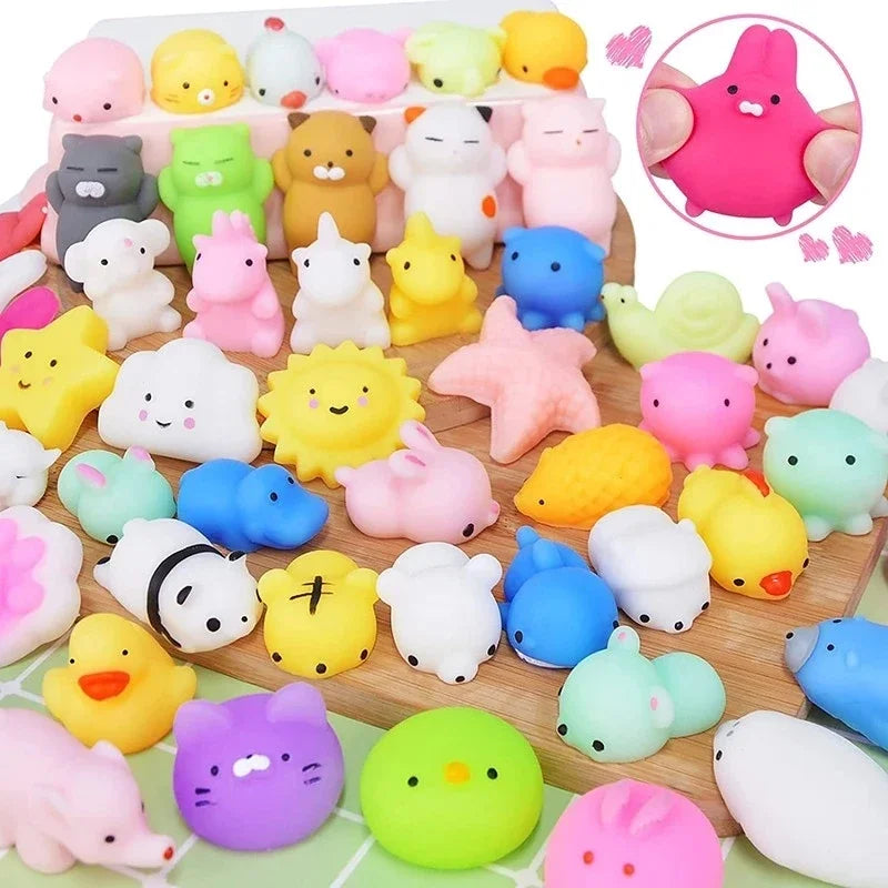 New Squishy Toy Cute Kawaii Animal Squeeze Ball Like Mochi As Stress Relief Toys Or Funny Gift