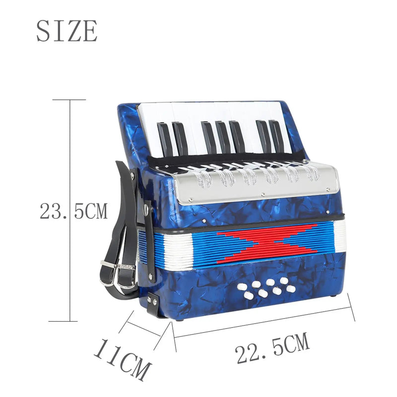 1 8 Bass Accordion Educational Musical Instrument for Both Kids Adult Gift