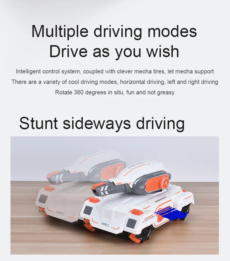 2.4G Gesture Sensing Water Bomb Tank RC Car Drifting Stunt Car Off-road Drive Radio Remote Control  Toys for Children