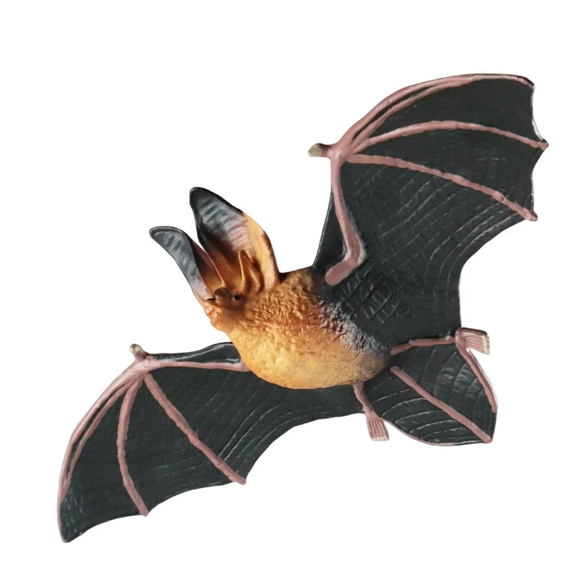 Realistic Bat Model Figure Miniature Animals Toys Party Favors Supplies Collectible Educational Bat Animal Figures for Halloween