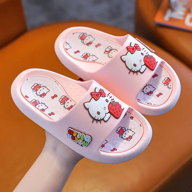 Sanrio Anime Design Slippers – Cute & Cozy Indoor Non-Slip Slides for Summer Wear