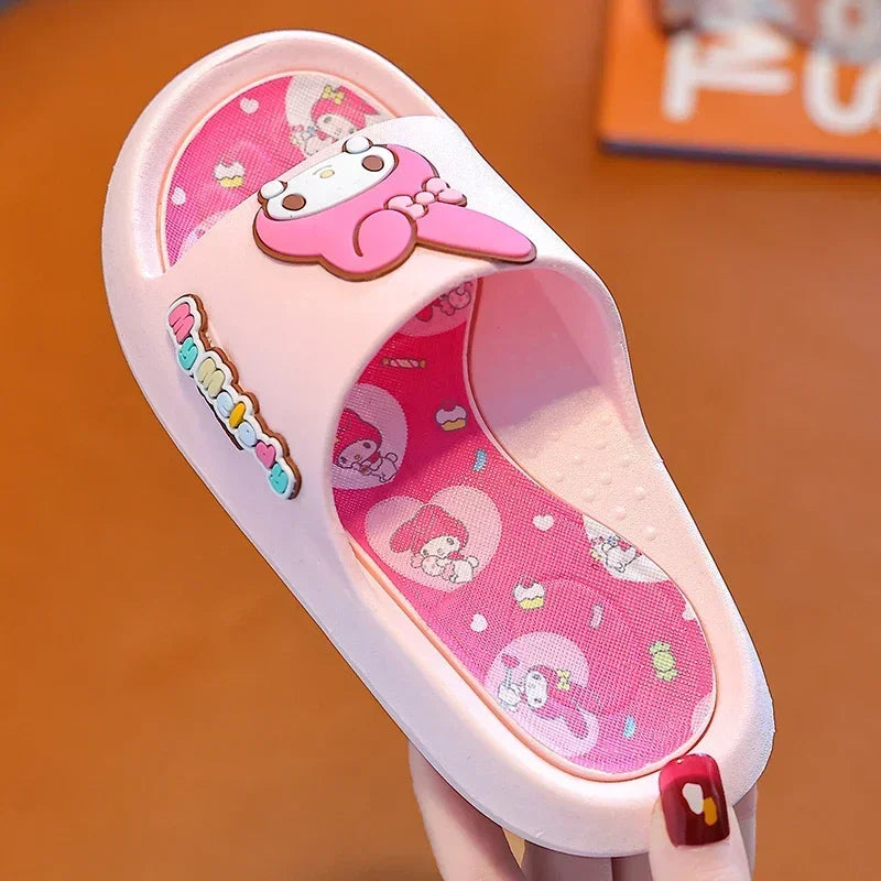 Sanrio Anime Design Slippers – Cute & Cozy Indoor Non-Slip Slides for Summer Wear