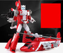Haizhixing 5 in 1 Bruticus Devastator Superion Defensor Transformation Robot Car Action Figures Aircraft Model Kids Boy Toy