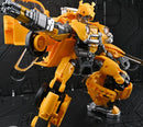 Transformation Toys Battle Damage Hornet Yellow Bee BMB H6001-3 AOYI SS49 Alloy Figure Action Model Deformation Robot Beetle Car