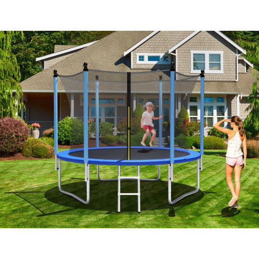 Outdoor Trampoline with Safety Closure Net-15 ft