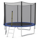8/10/12/14/15/16Feet Outdoor Trampoline Bounce Combo with Safety Closure Net Ladder-10 ft