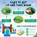 Inflatable Christmas Bouncy House with 735w Blower