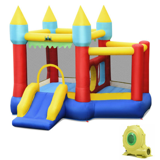 Kid's Inflatable Bouncer with Jumping Area and 480W Blower