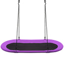 60 Inch Saucer Surf Outdoor Adjustable Swing Set-Purple