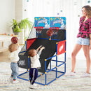 Arcade Basketball Game Set For Kids with 4 Basketballs and Ball Pump