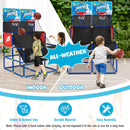 Arcade Basketball Game Set For Kids with 4 Basketballs and Ball Pump