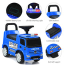 Mercedes Benz Kids Ride On Push Licensed Police Car-Blue