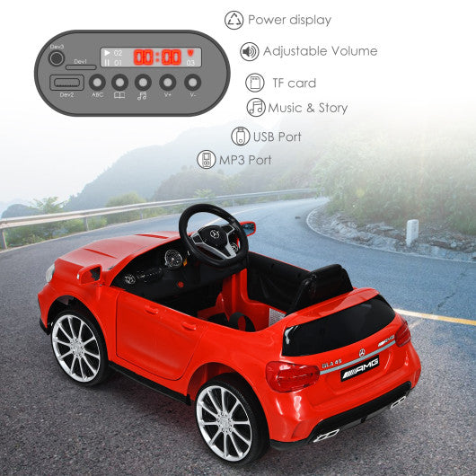 12V Electric Kids Ride On Car with Remote Control-Red