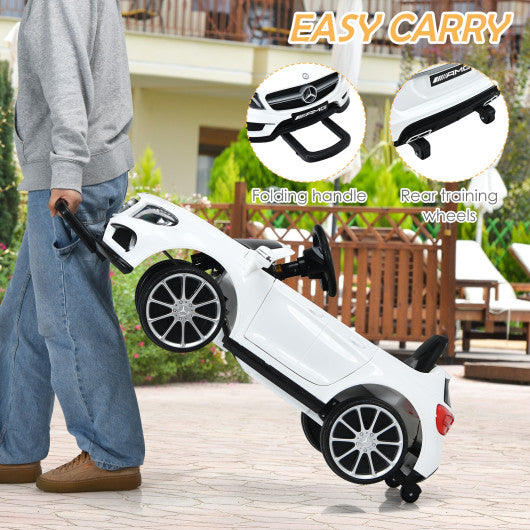 12V Electric Kids Ride On Car with Remote Control-White