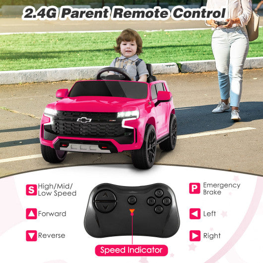 12V Kids Ride on Car with 2.4G Remote Control-Pink