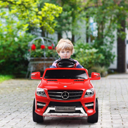 6V Mercedes Benz Kids Ride on Car with MP3+RC-Red