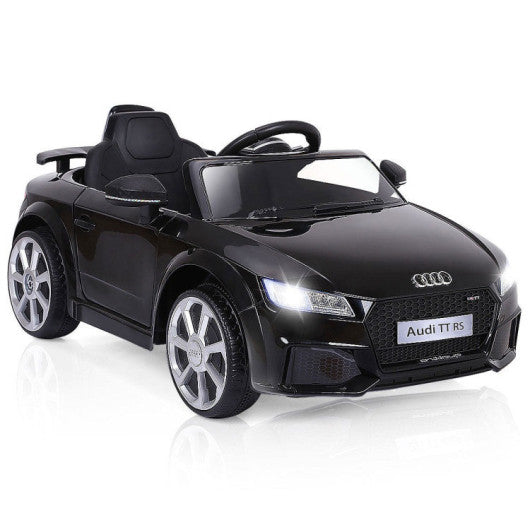 12V Kids Electric Ride on Car with Remote Control and Music Function-Black