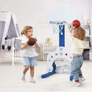 3 in 1 Kids Basketball Hoop Set with Balls-White