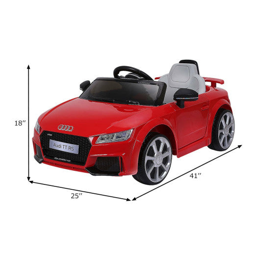 12V Kids Electric Ride on Car with Remote Control and Music Function-Red