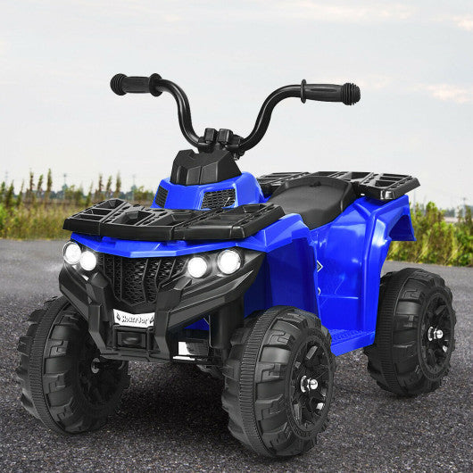 6V Battery Powered Kids Electric Ride on ATV-Blue
