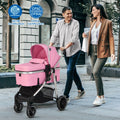 2-in-1 Convertible Baby Stroller with Reversible Seat