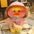 Lalafanfan Café Ducks Plush Toys 30cm Wearing Korean Netred Birthday Gift For Kid