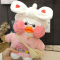 Lalafanfan Café Ducks Plush Toys 30cm Wearing Korean Netred Birthday Gift For Kid