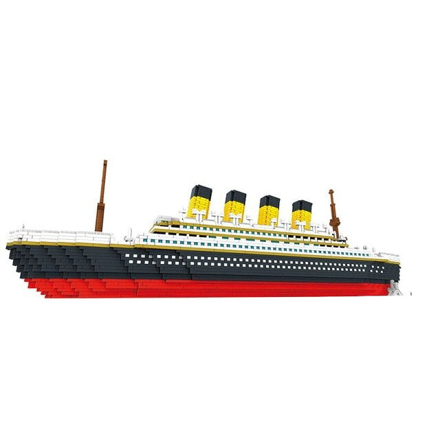 3800pcs Titanic 3D Micro Building Blocks Bricks Big Cruise Ship Boat DIY Mini Diamond Blocks Bricks Educational Toy for Children