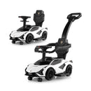 3 in 1 Licensed Lamborghini Stroller Ride-On Toy