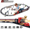 Electric Toy Train Set Diecast Model With Railway Tracks Educational Game For Children