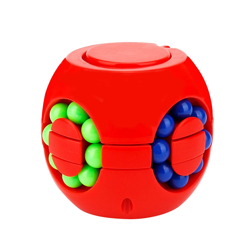 Rotating Magic Beans Cube Fingertip Bead Puzzles Spinning Fidget Toys Kids Adults Stress Relief Education Intelligence Game