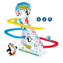 Climbing Stairs Track Electronic Music Toys Like Funny Cartoon Penguin Dinosaur Dog Duck For Children Can Serve As A Birthday Gift