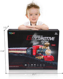 Electric Toy Train Set Diecast Model With Railway Tracks Educational Game For Children