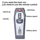 New Electric Train Set RC Trains Toy Railway Remote Control Electric Rail Car Steam Train Children's Electric Railway Trains Toy