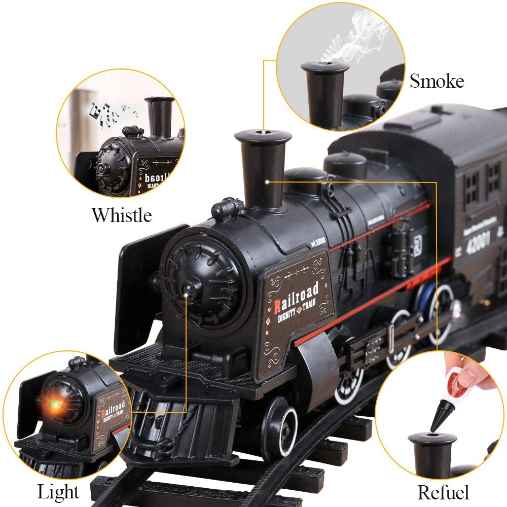 Electric Toy Train Set Diecast Model makes for a good gift idea