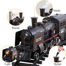 Electric Toy Train Set Diecast Model With Railway Tracks Educational Game For Children