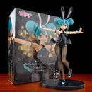 Anime Action Figure Original Furyu Miku Bunny Black Rabbit Scenery  Model Ornaments Birthday Gifts Toys  Around The Secondary