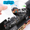 New Electric Train Set RC Trains Toy Railway Remote Control Electric Rail Car Steam Train Children's Electric Railway Trains Toy
