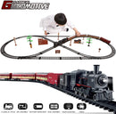 Electric Toy Train Set Diecast Model With Railway Tracks Educational Game For Children