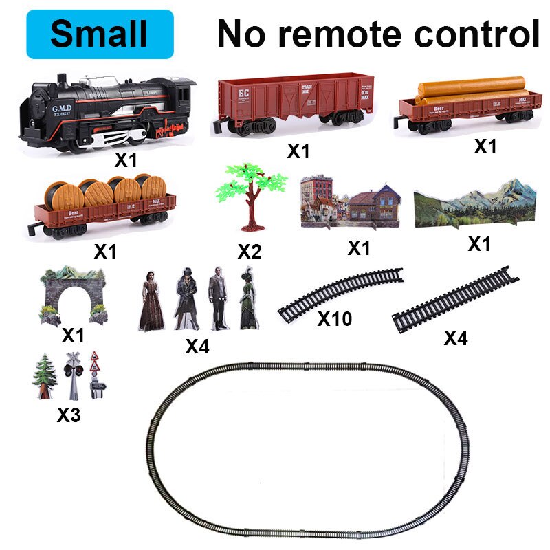 Radio Control Train Set New Electric Train Set RC Trains Toy Railway Remote Control Electric R